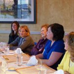 Image of PRI emploees at a dinner table