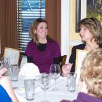 Image of PRI emploees at a dinner table